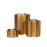 The Gold Corinthian Dog Feeder